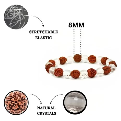 Natural Unakite Stone Bracelet for Men and Women Green 8 mm 24 Beads Reiki Healing Crystal - Image 5